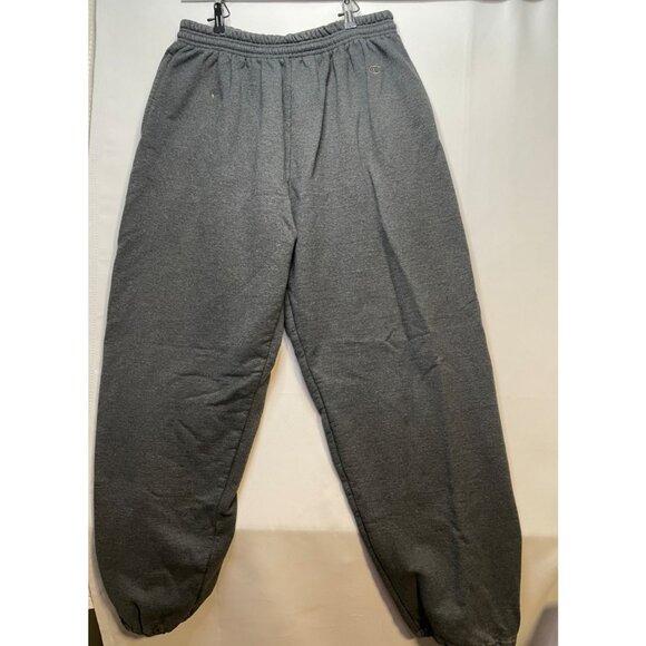 Champion sweatpants mens XL 36 x 35 tall jogger drawstring thick warm gray - Picture 1 of 12